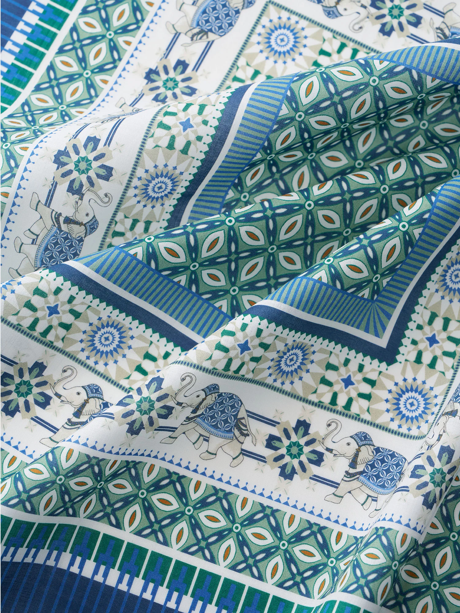Tesserae Elephant Cotton Napkin - Image 2