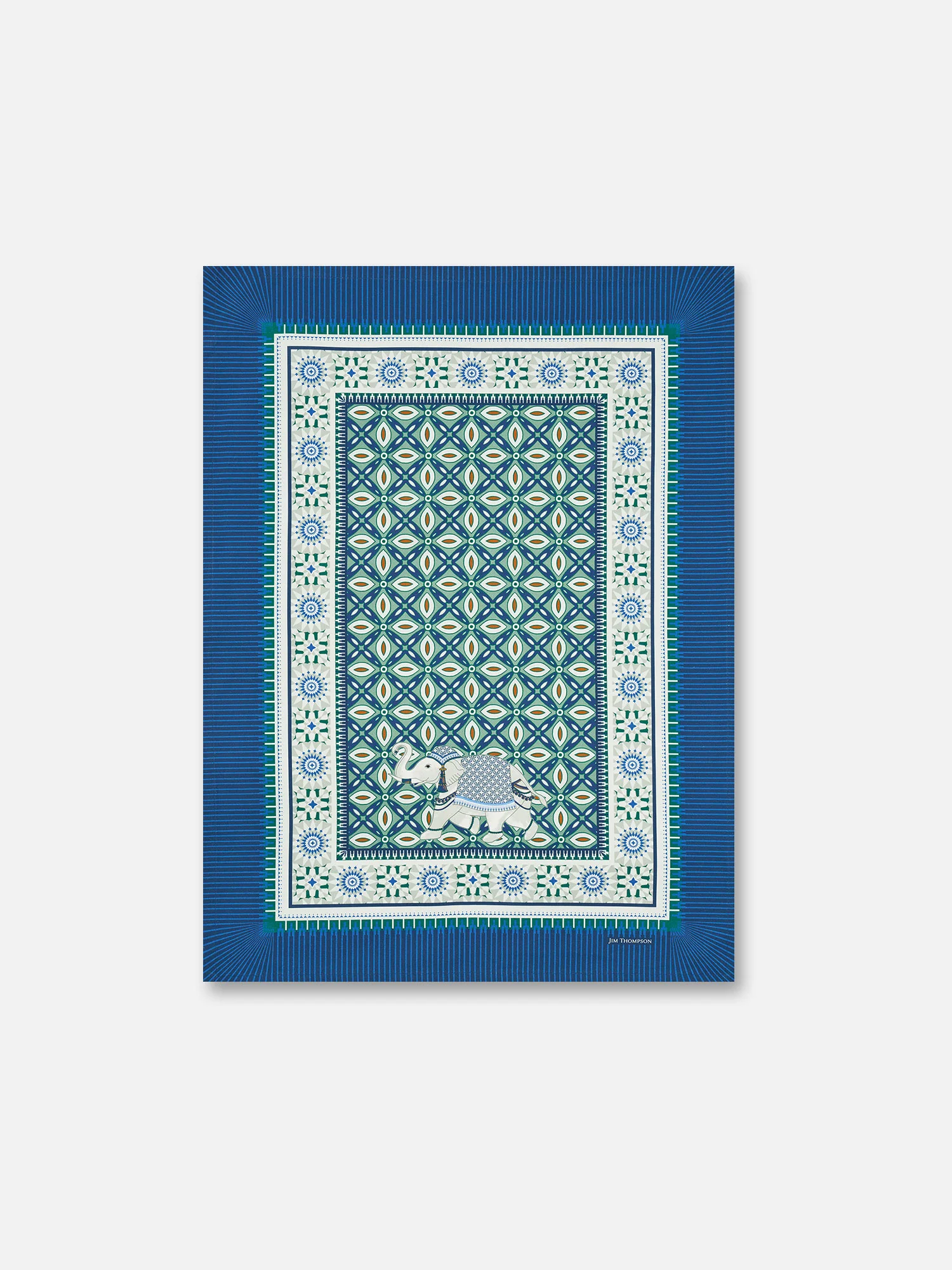 Tesserae Elephant Cotton Tea Towel - Image 2