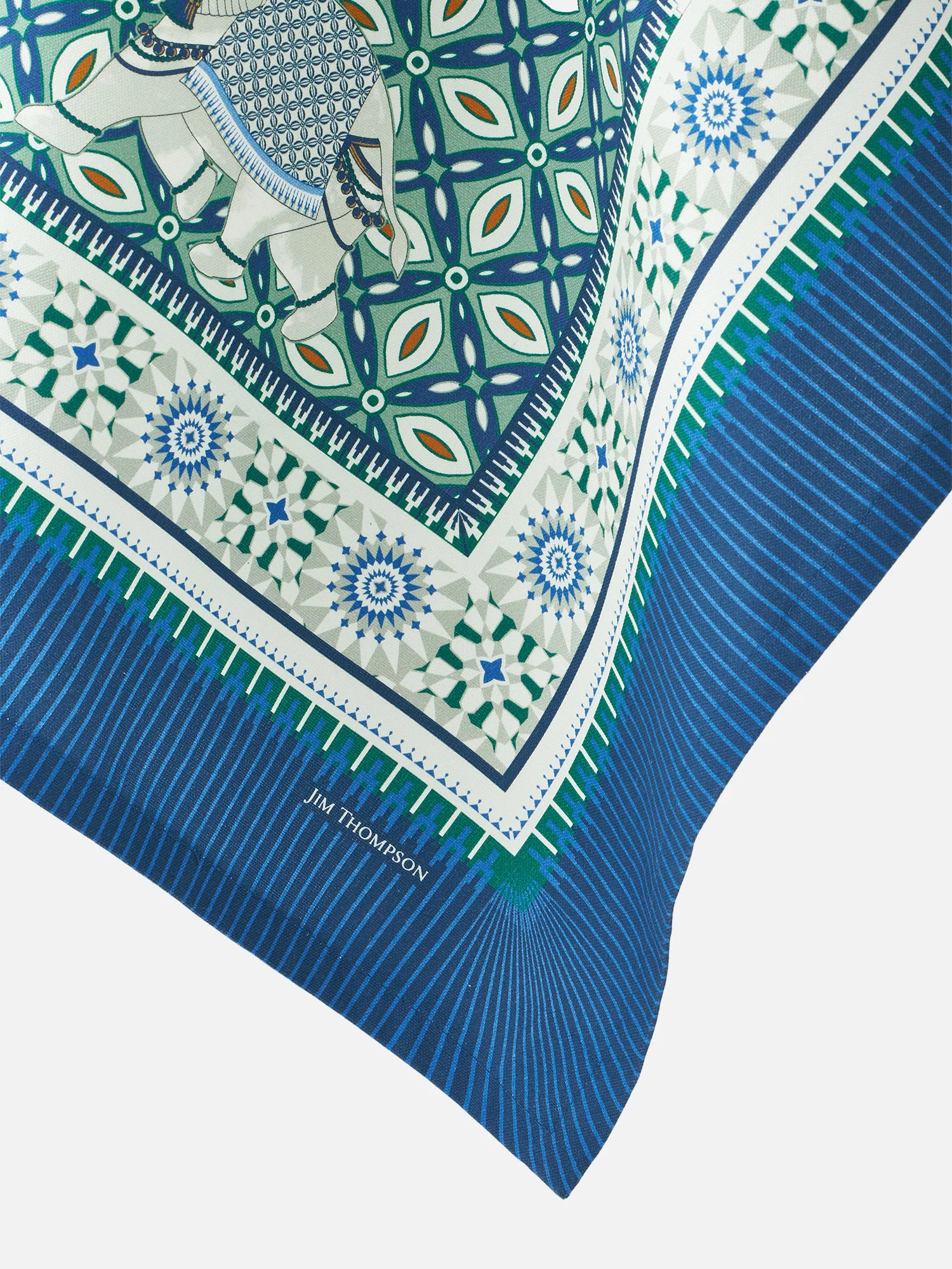 Tesserae Elephant Cotton Tea Towel - Image 3