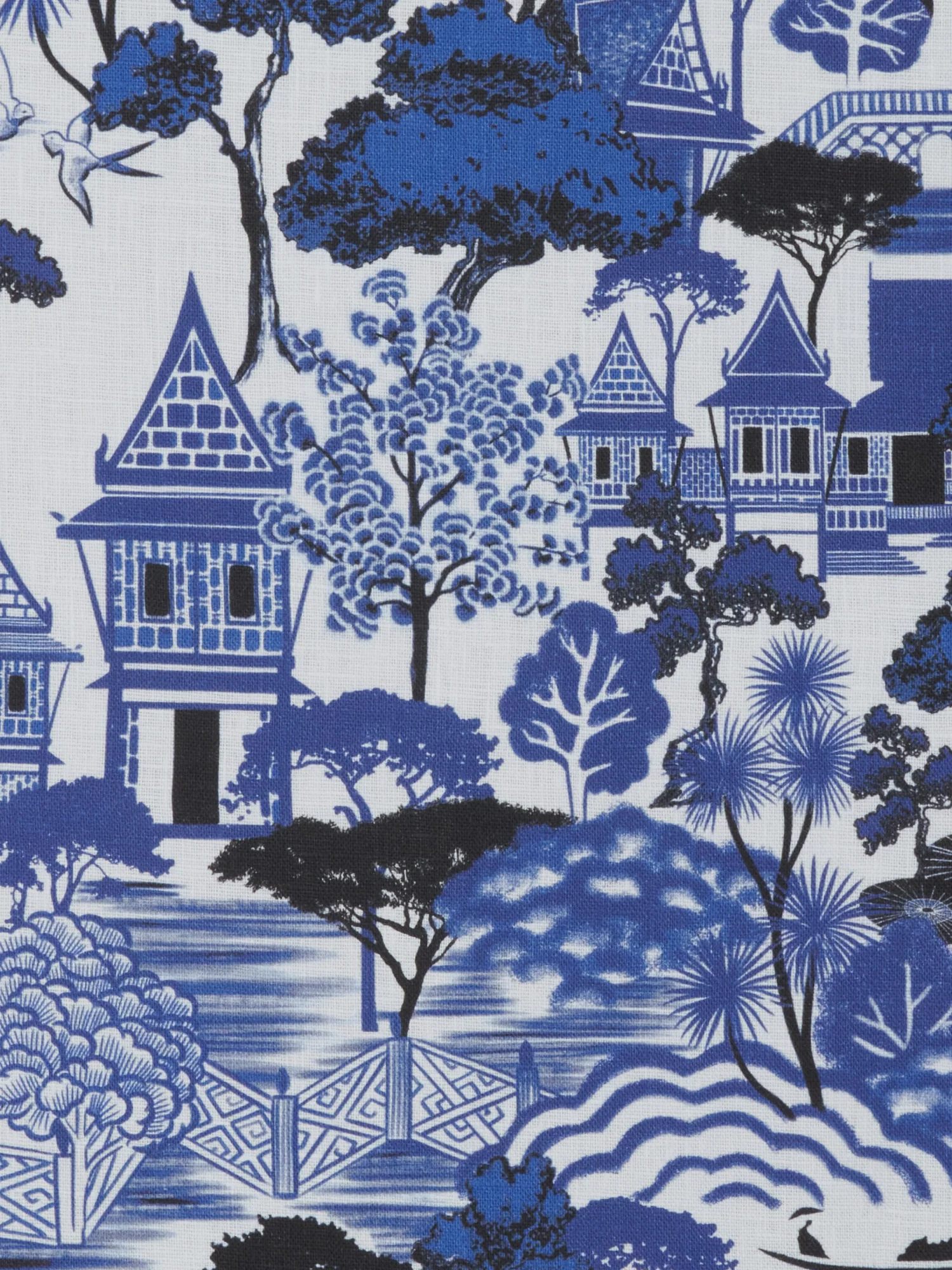 Thai House Linen Tea Towel - Image 2