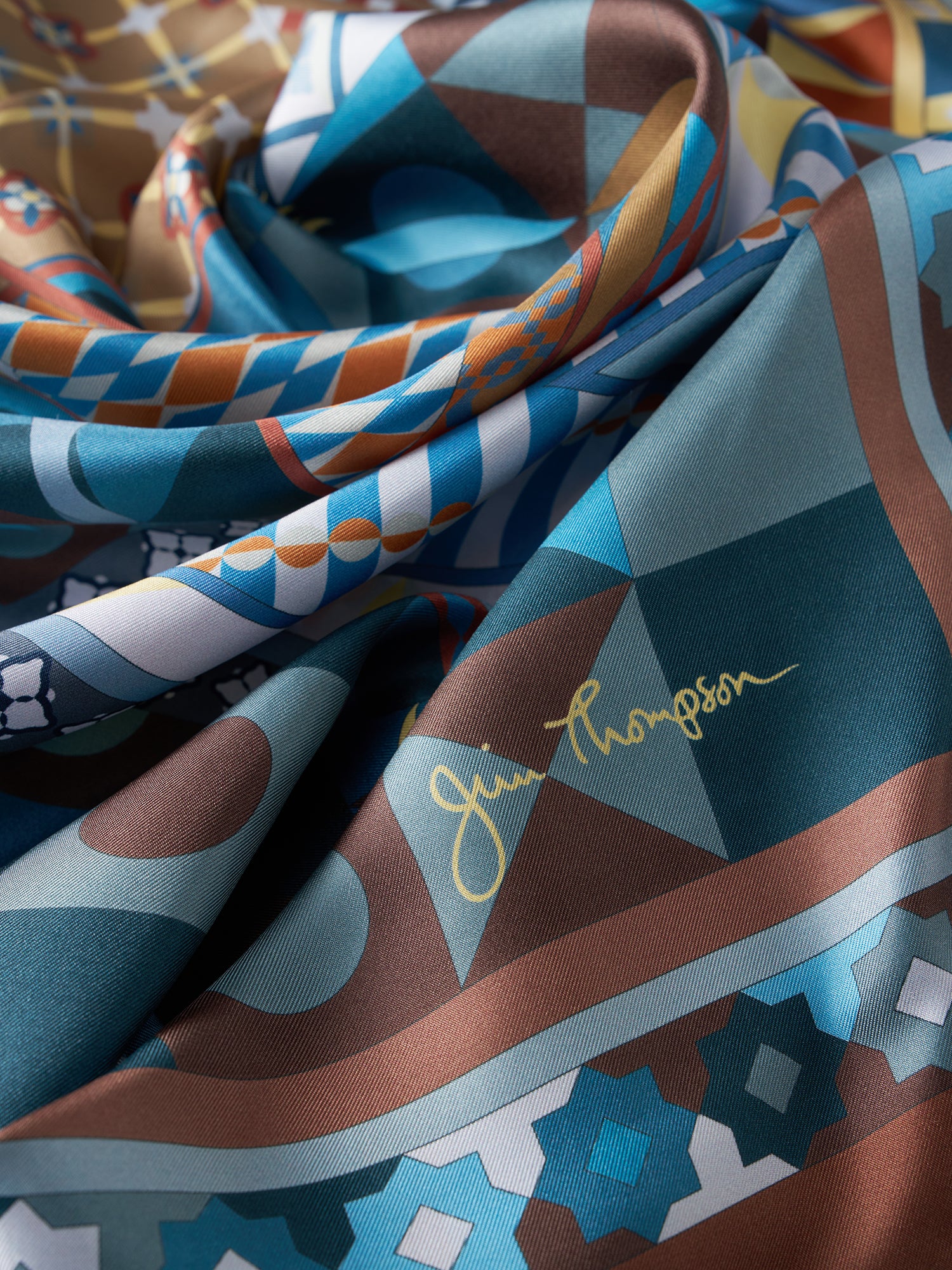 Thai Kite Silk Scarf - Image 2