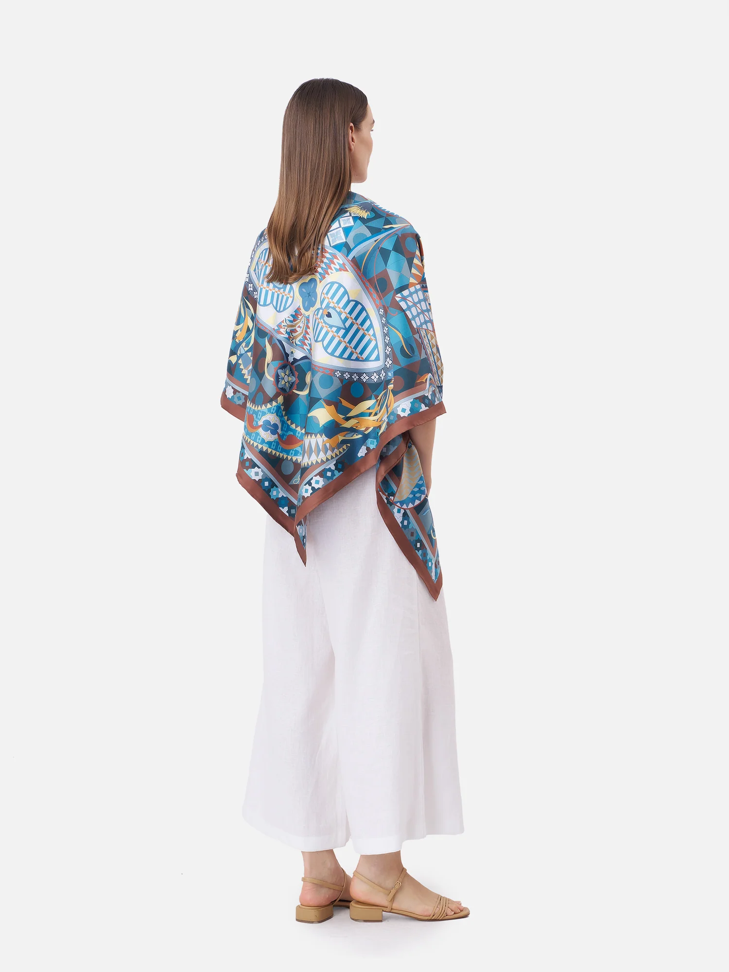 Thai Kite Silk Scarf - Image 4