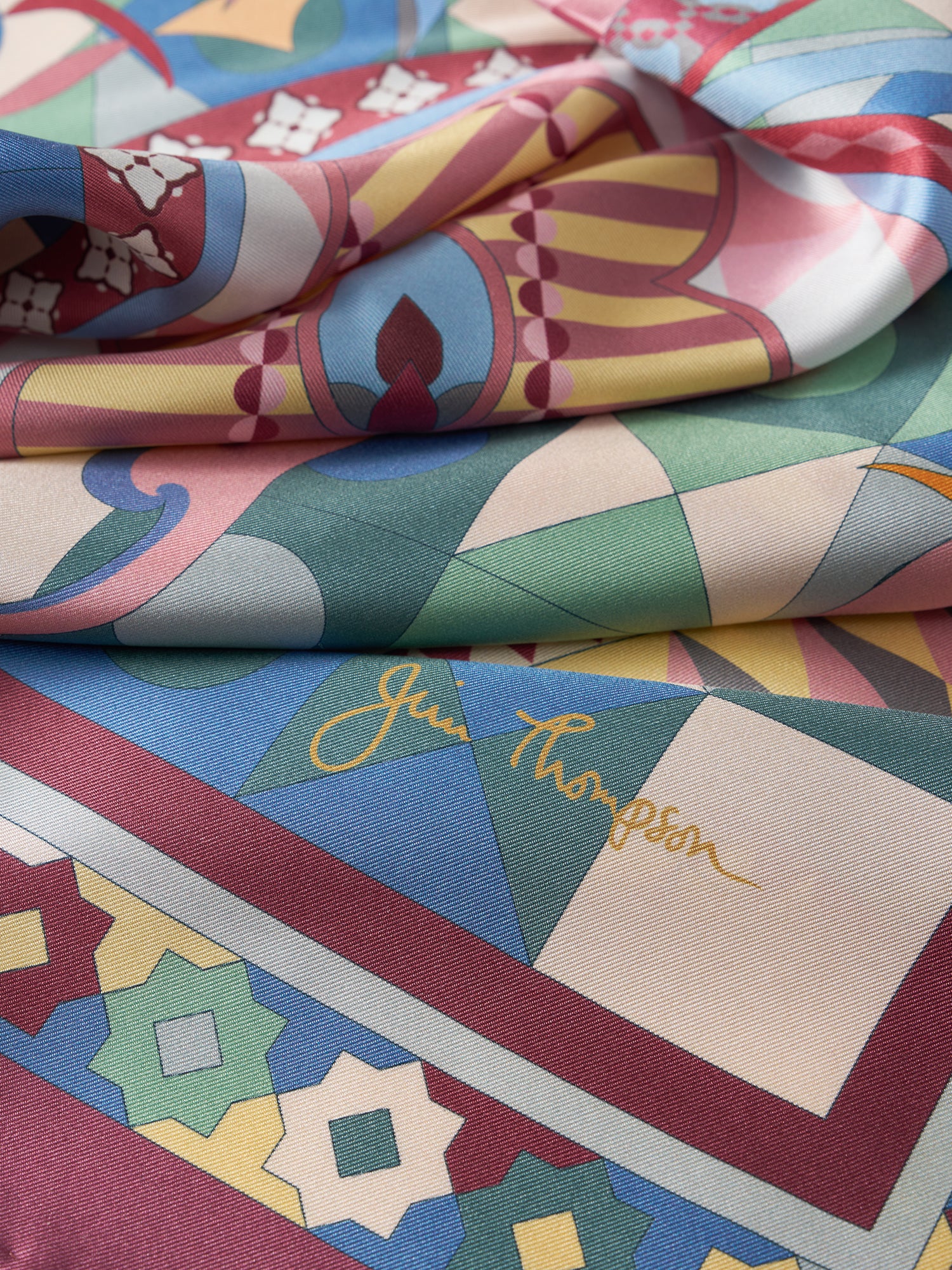 Thai Kite Silk Scarf - Image 2