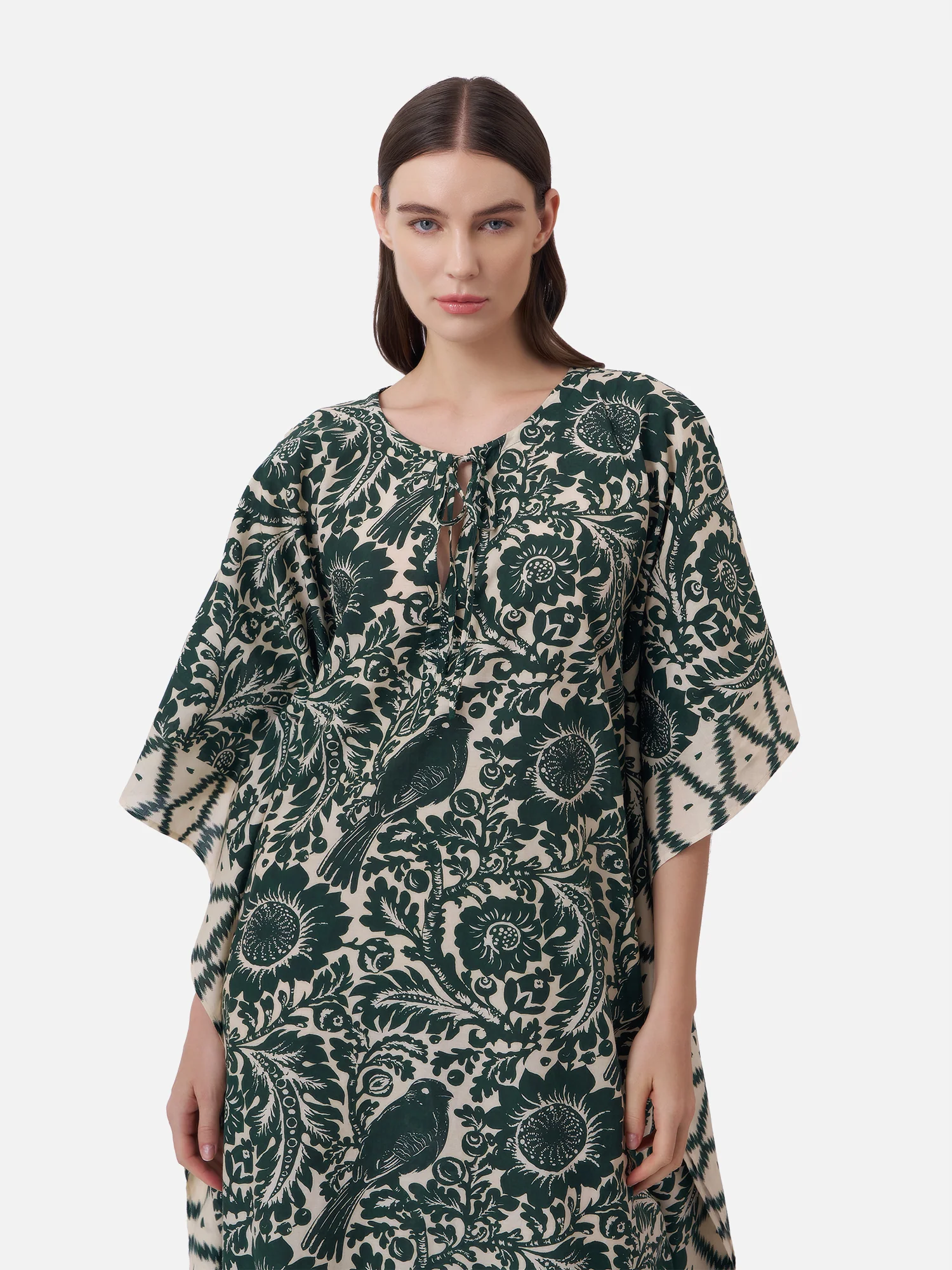 Trogon Birds Keyhole Kaftan - Image 3