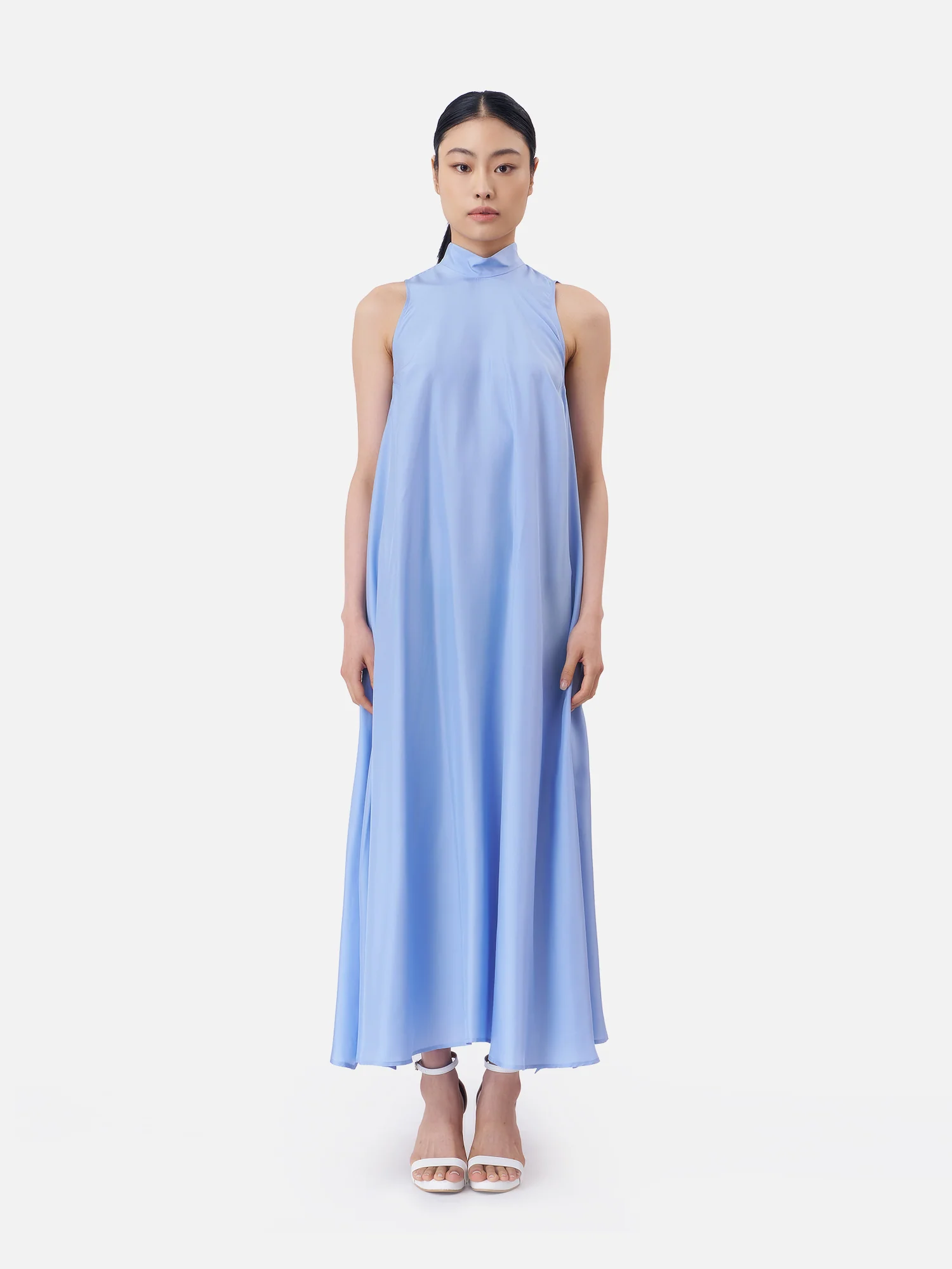 Turtle Neck Sleeveless Maxi Dress - Image 5