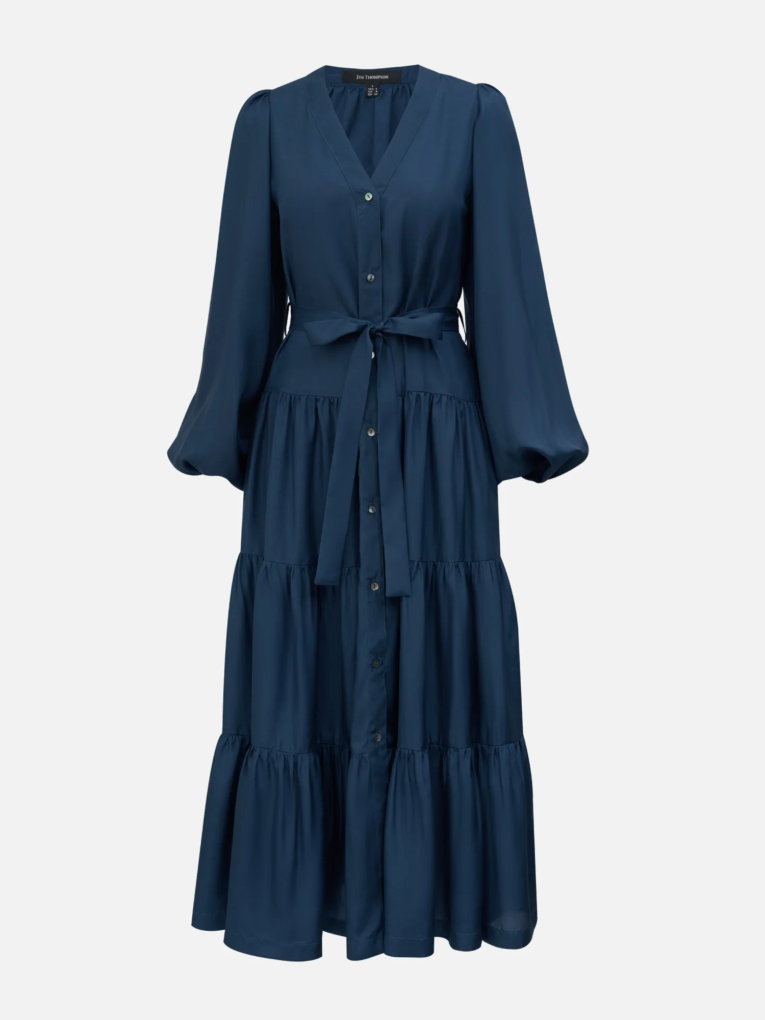 V-Neck Tiered Maxi Dress - Image 2