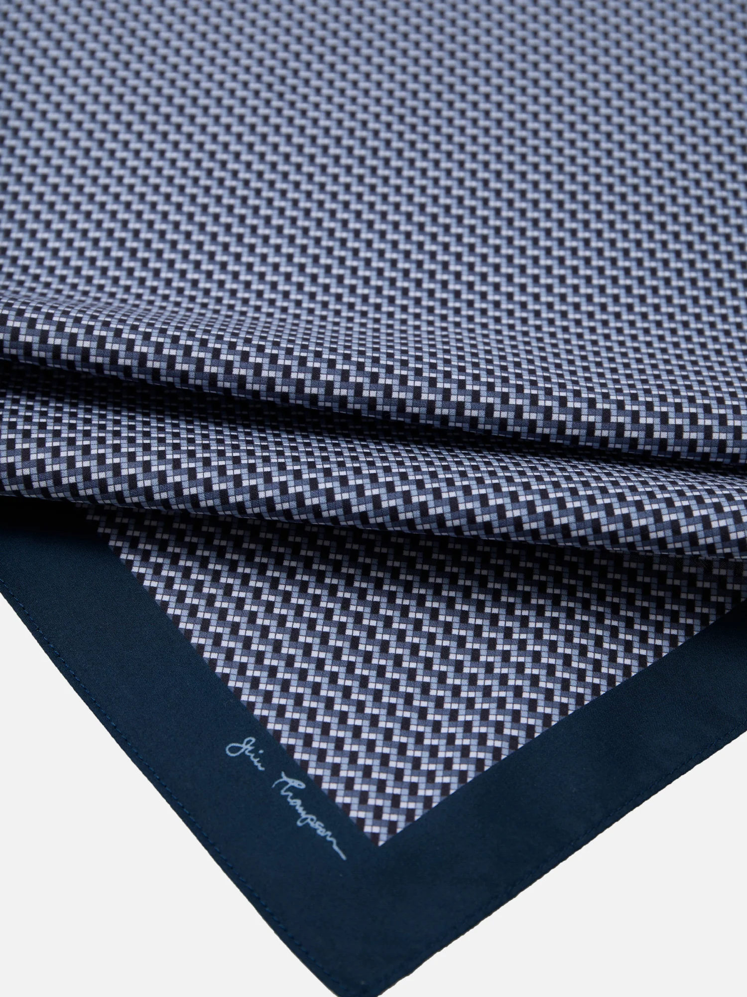 Zig Zag Cotton Handkerchief - Image 2